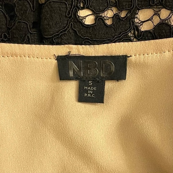 NBD Take Your Time Black Lace Open Back Dress - Picture 9 of 10